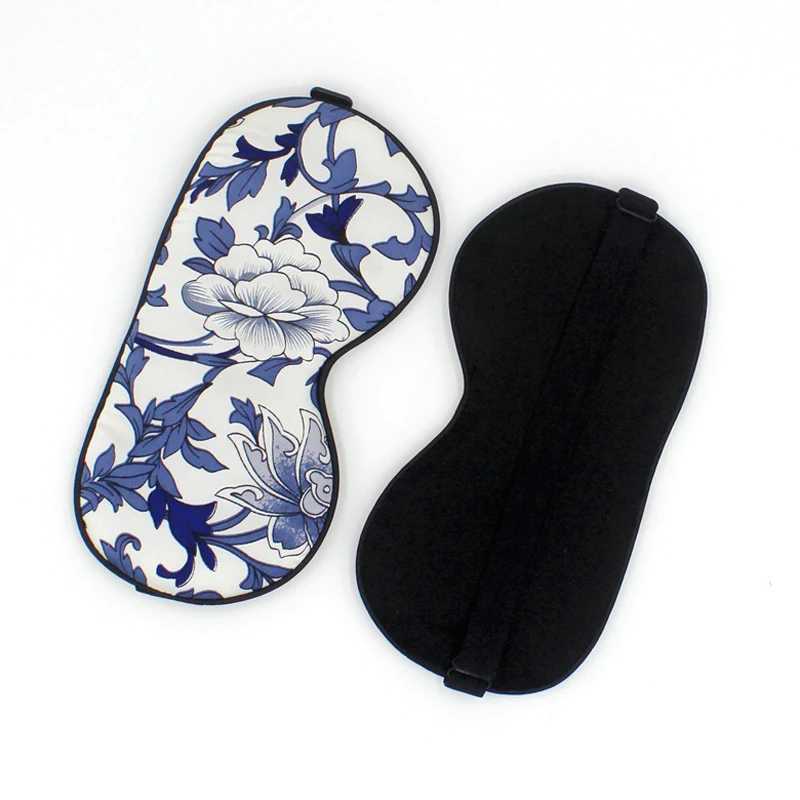 100% Silk Sleep Eye Mask Natural Fast Sleeping Eyeshade Cover Shade Patch Eye Mask Soft Portable Blindfold Travel Eyepatch WomenXJ250103
