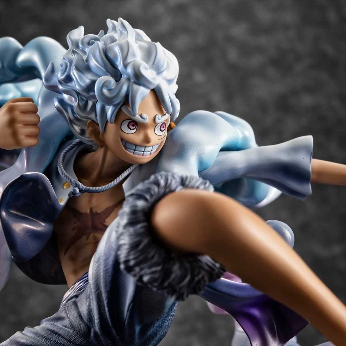 23cm/9in Anime One Piece Figure Gear 5 Luffy Action Figure Sun God Nika Luffy Statue Toy GiftsXJ250103