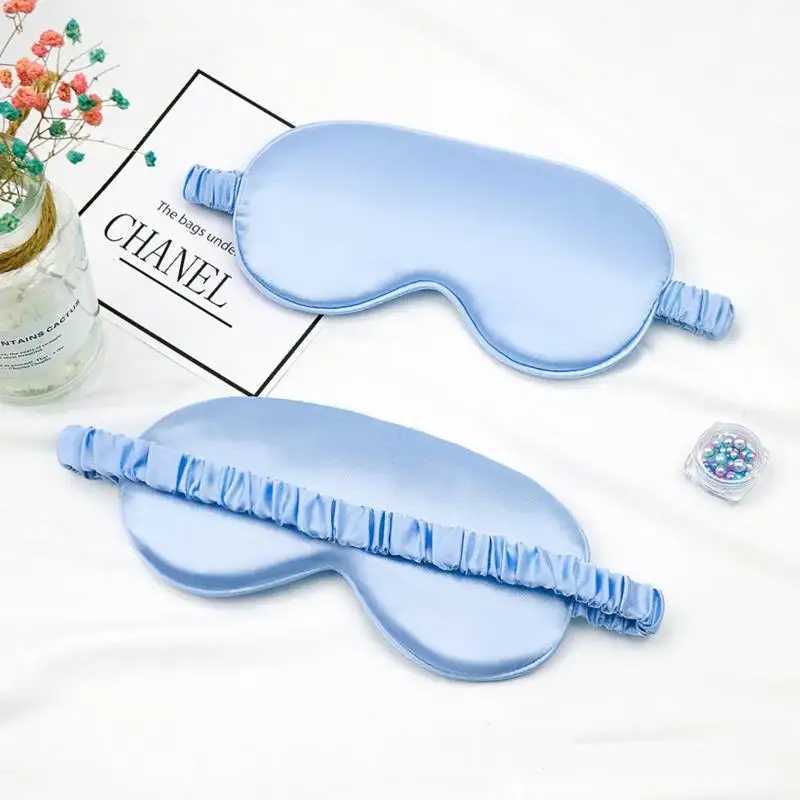 1Pc Eyeshade Sleeping Eye Mask Cover Eyepatch Blindfold Solid Portable New Rest Relax Eye Shade Cover Soft PadXJ250103