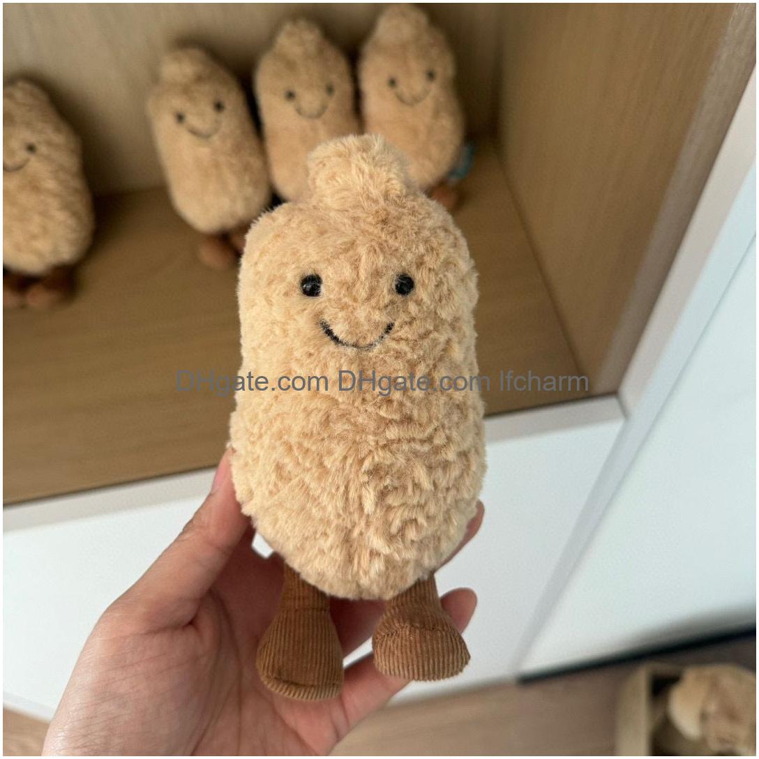 & Plush Animals Jelly C Little Peanut Doll Pendant Strawberry Orange Bun Boy Accessories Toy Super Soft Girl Drop Delivery Toys Gifts Ot4Nn