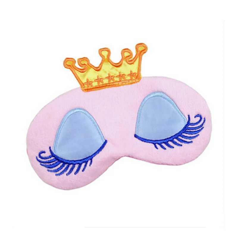 Cartoon Eye Sleeping Mask Blinder Patch Elastic Strap Eyeshade for Women Girls (Pink)XJ250103