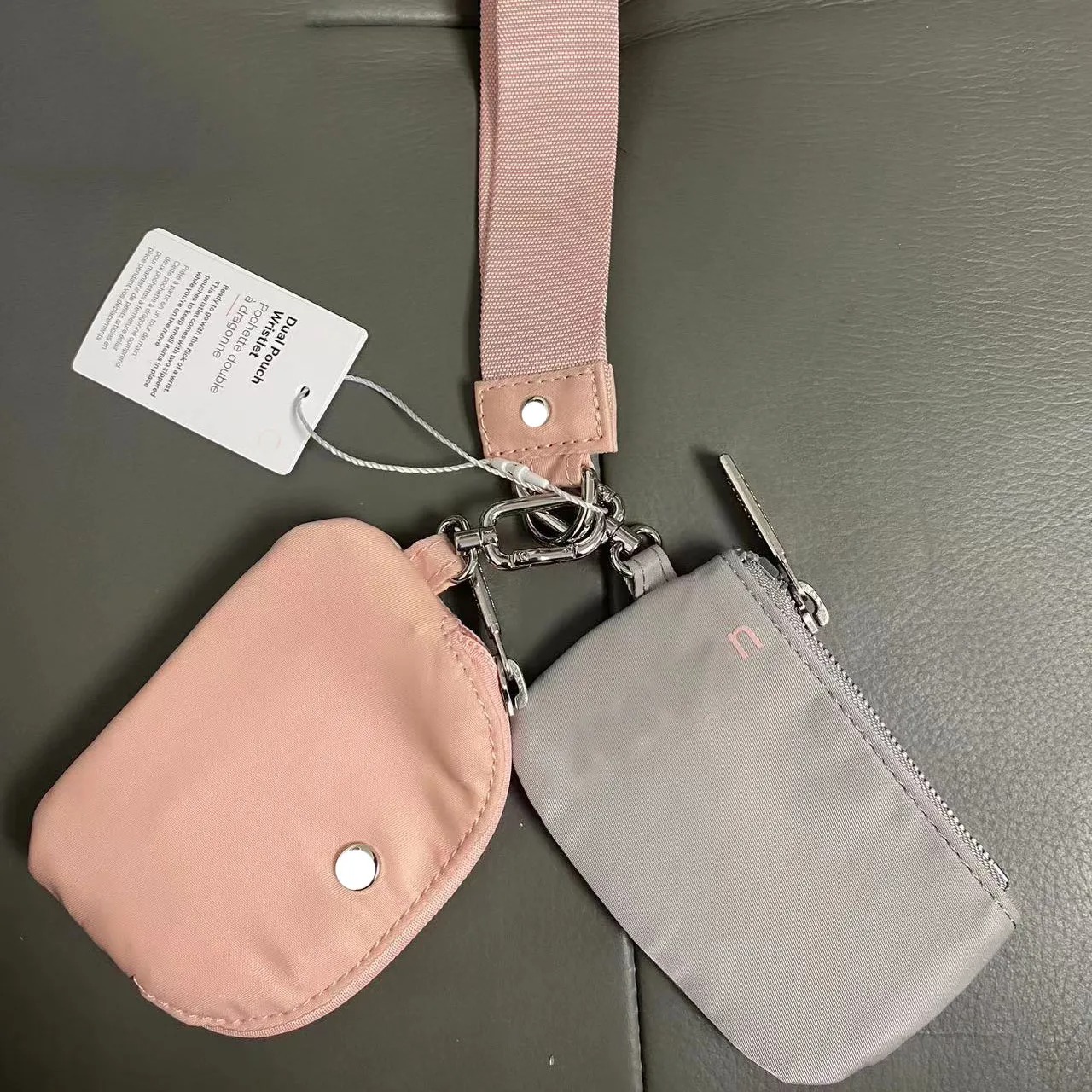 Quality everywhere Yoga Bags Pouch Mini Zip Around Wrist Portable Key chain Wallet Coin Purse Pocket Wholesale bags