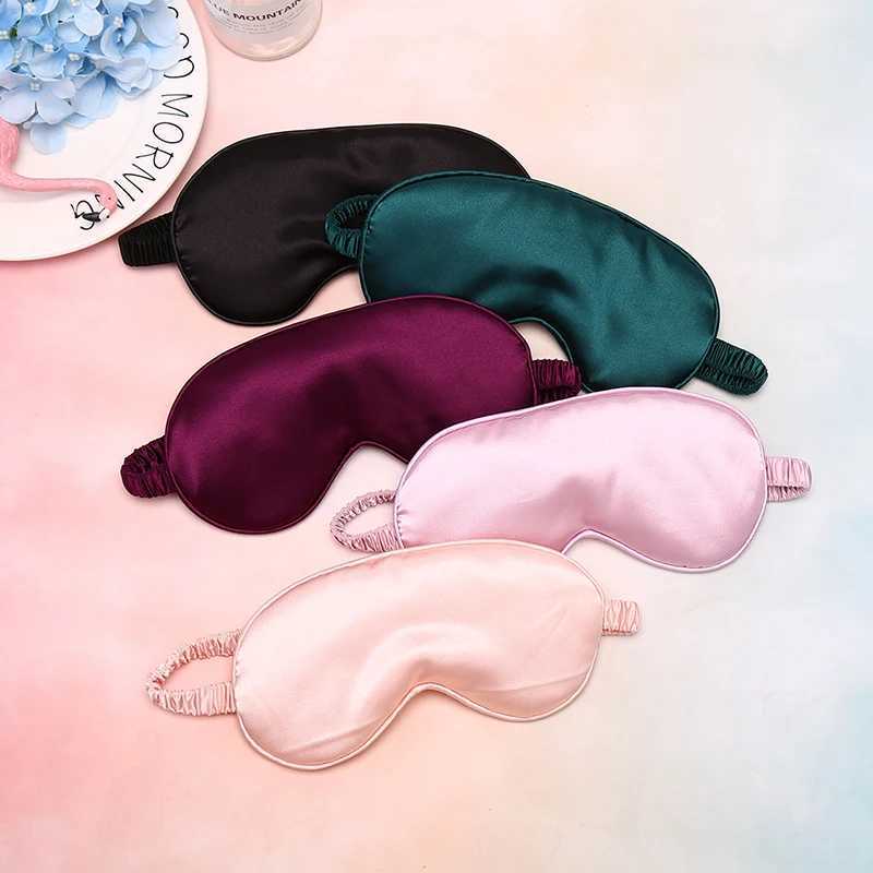 Unisex Double-Side Shading EyeShade Sleeping Eye Mask Cover Eyepatch Blindfolds Health Sleep Shield Light With A Cloth BagXJ250103