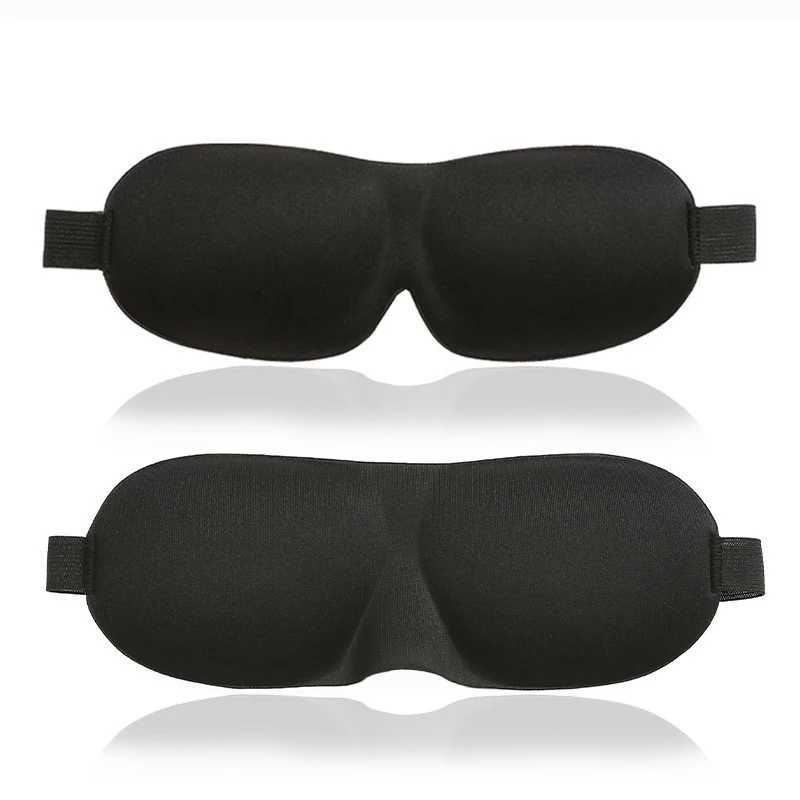 3D Shading Sleeping Eye Mask Block Out Light Eye Cover Soft Blackout Sleeping Aid Travel Eyeshade Blindfold Eyepatch SlaapmaskerXJ250103