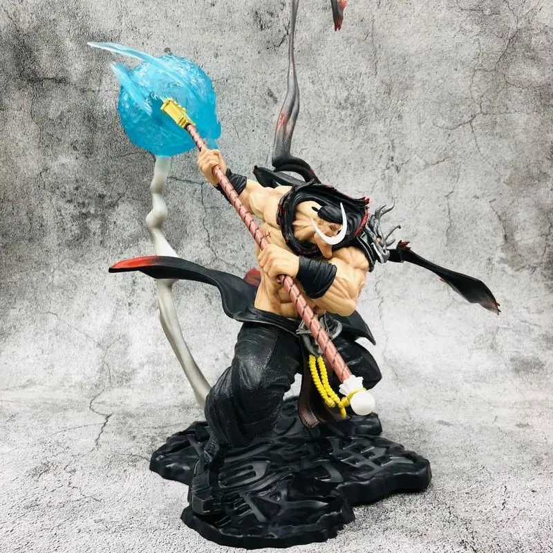 30cm One Piece White Beard Edward Newgate Anime Four Emperors Tiens Luminous Action Figure Model Computer Desk Display DollXJ250103