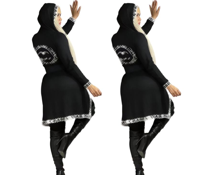 Women Sweater Designer Woolen Sweaters Long Knit Cardigan Women Casual Hooded Cardigans Coat Free Ship