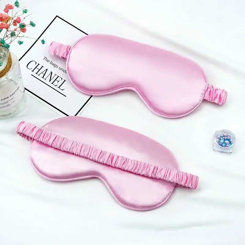 1Pc Eyeshade Sleeping Eye Mask Cover Eyepatch Blindfold Solid Portable New Rest Relax Eye Shade Cover Soft PadXJ250103
