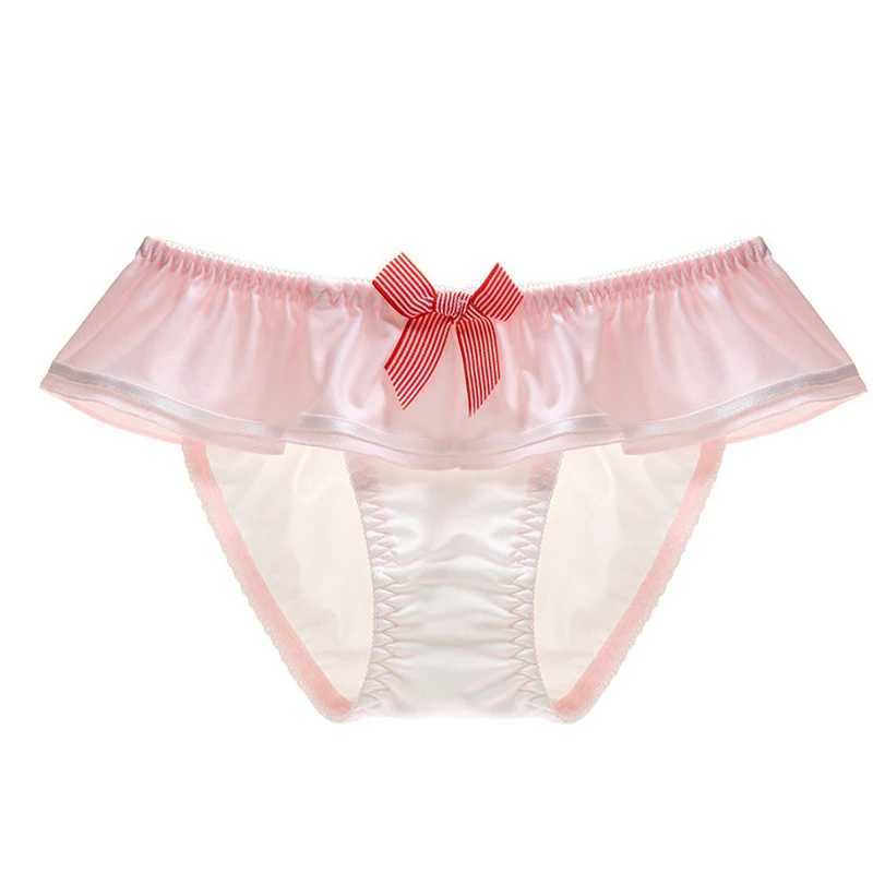 Japanese Navy Style Cartoon College Cosplay Milk Silk Underwear Bow Sexy Cute Lovely Womens Panties High Elasticity BreifsXJ250103