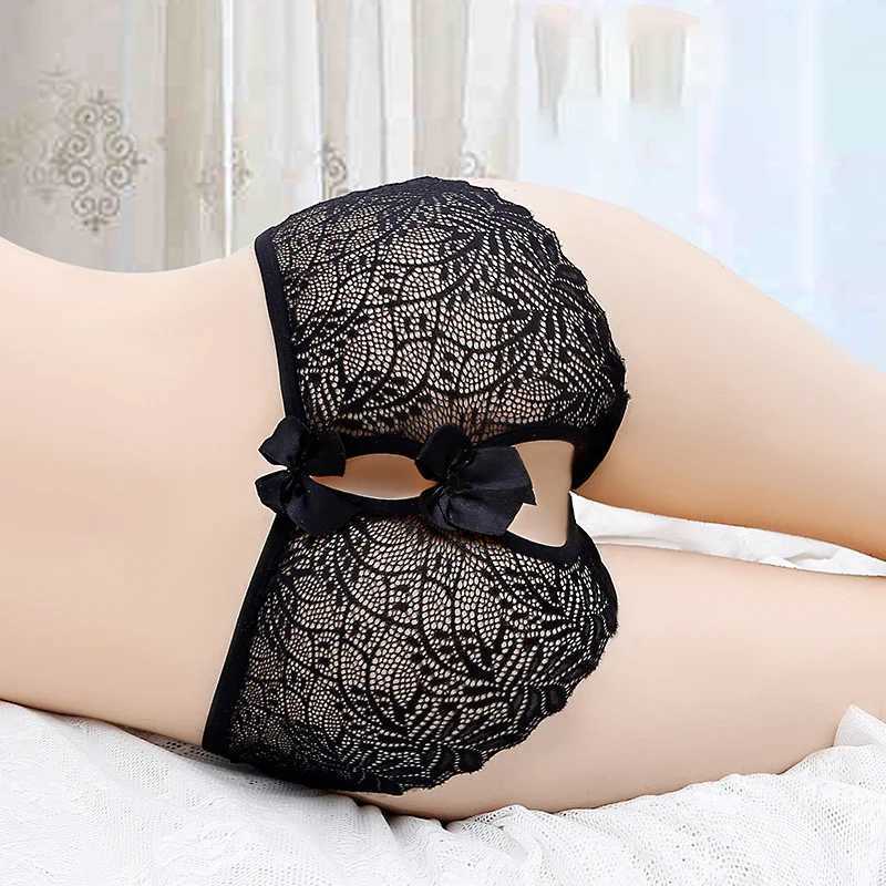 1PCS Lace Thong Womens Tanga Low Waist Sexy Lingeries Transparent Panties Laides T Back Pants Girls Underwear Female UnderpantsXJ250103