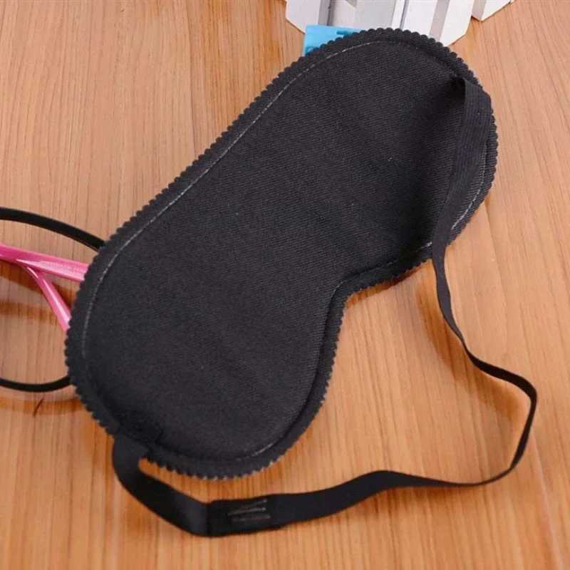 1pc Sleeping Eye Mask Black Eye Shade Sleep Mask Black Mask Bandage on Eyes for Sleeping Emotion Sleep MasksXJ250103
