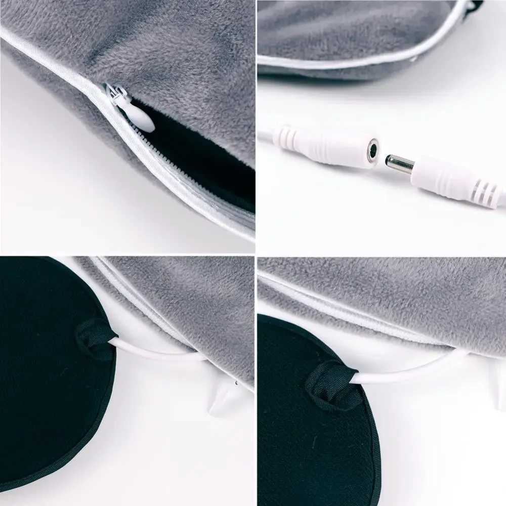 Lavender Eye Mask USB Heating Steam Eyeshade Relieves Dark Circle Eye Massager Patch Fatigue Relief Sleep Travel Eye Shade MaskXJ250103