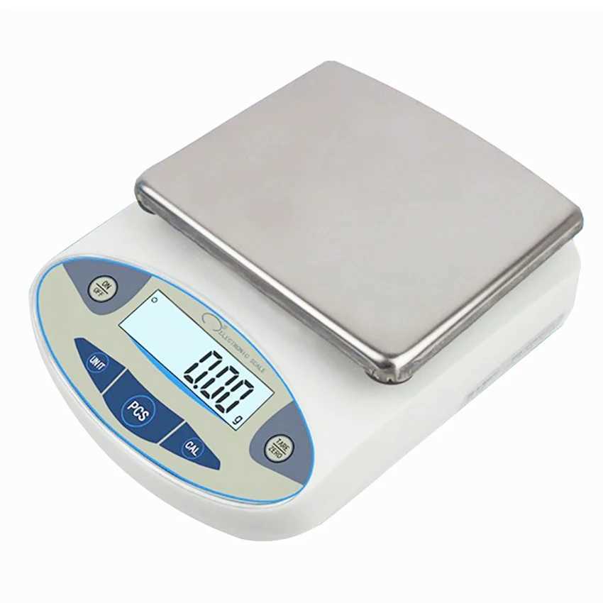 3000/5000g/30kg 0.01g/0.1g digital electronic balance laboratory jewelry scale high-precision industrial kitchen weighing balance scale W250103