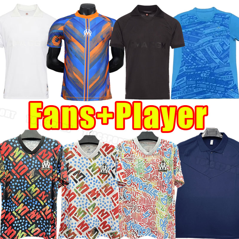 Marseill ALEXIS Soccer jerseys 2024 2025 OM Maillot Foot HARIT GUENDOUZI PAYET CLAUSS UNDER OUNAHI VITINHA VERETOUT KONDOGBIA fans player version POLO Training