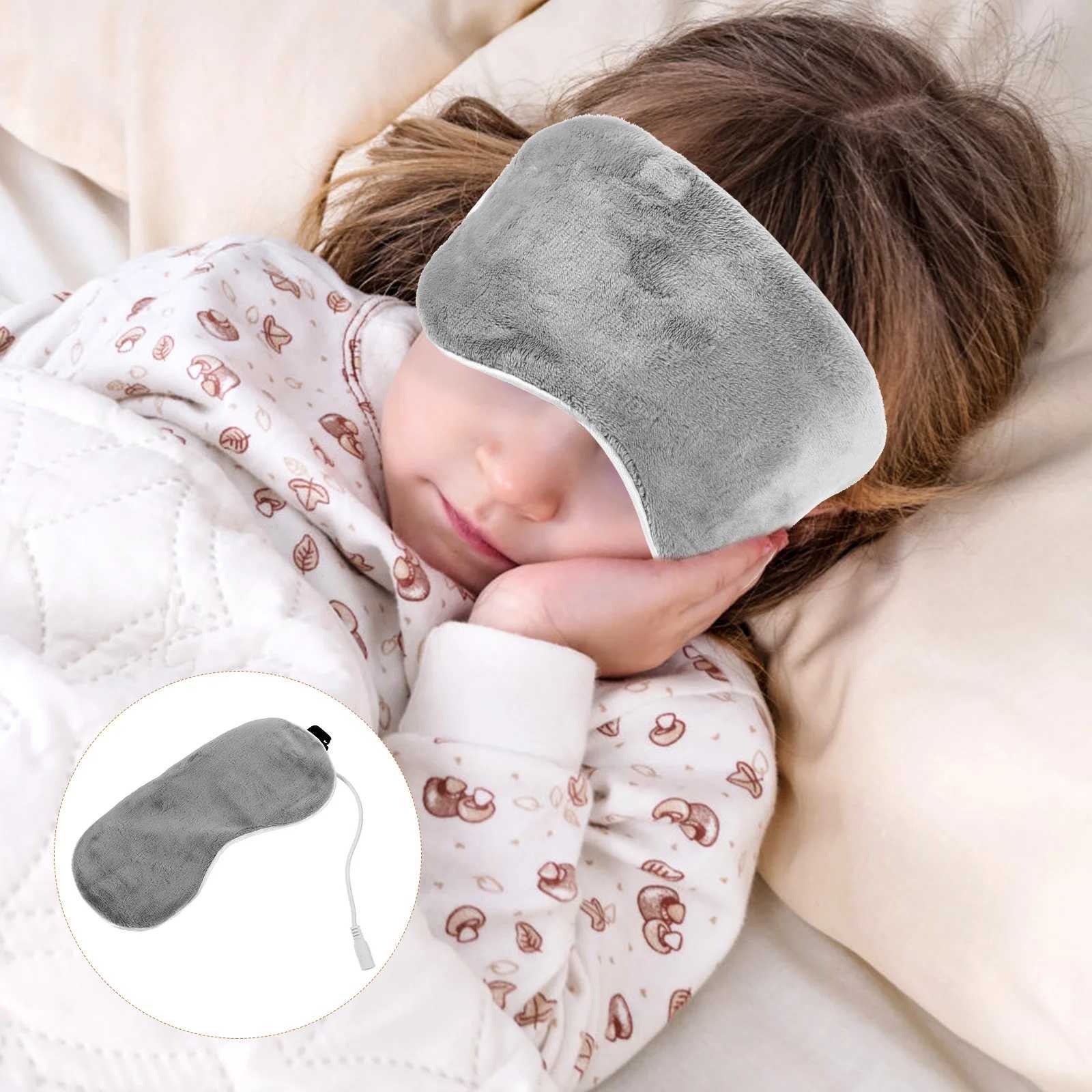 USB Eye Mask Heat Compress Blindfold Sleeping Steaming Heated Masks for Dry Eyes Nose Warming Streamer RechargeableXJ250103
