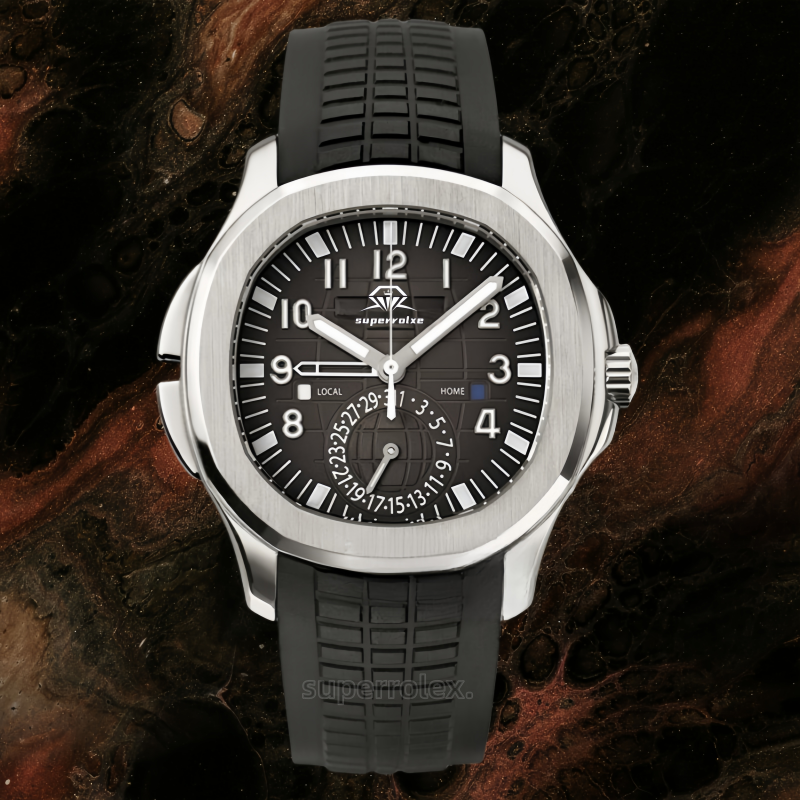 Simple yet functional men's stainless steel watch for an active lifestyle - featuring precision quartz movement and rugged designgf