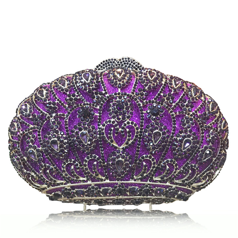 women lantern red mini crystal evening bags purple party bags luxury diamante pink wedding bridal soiree clutch purse clutch bag