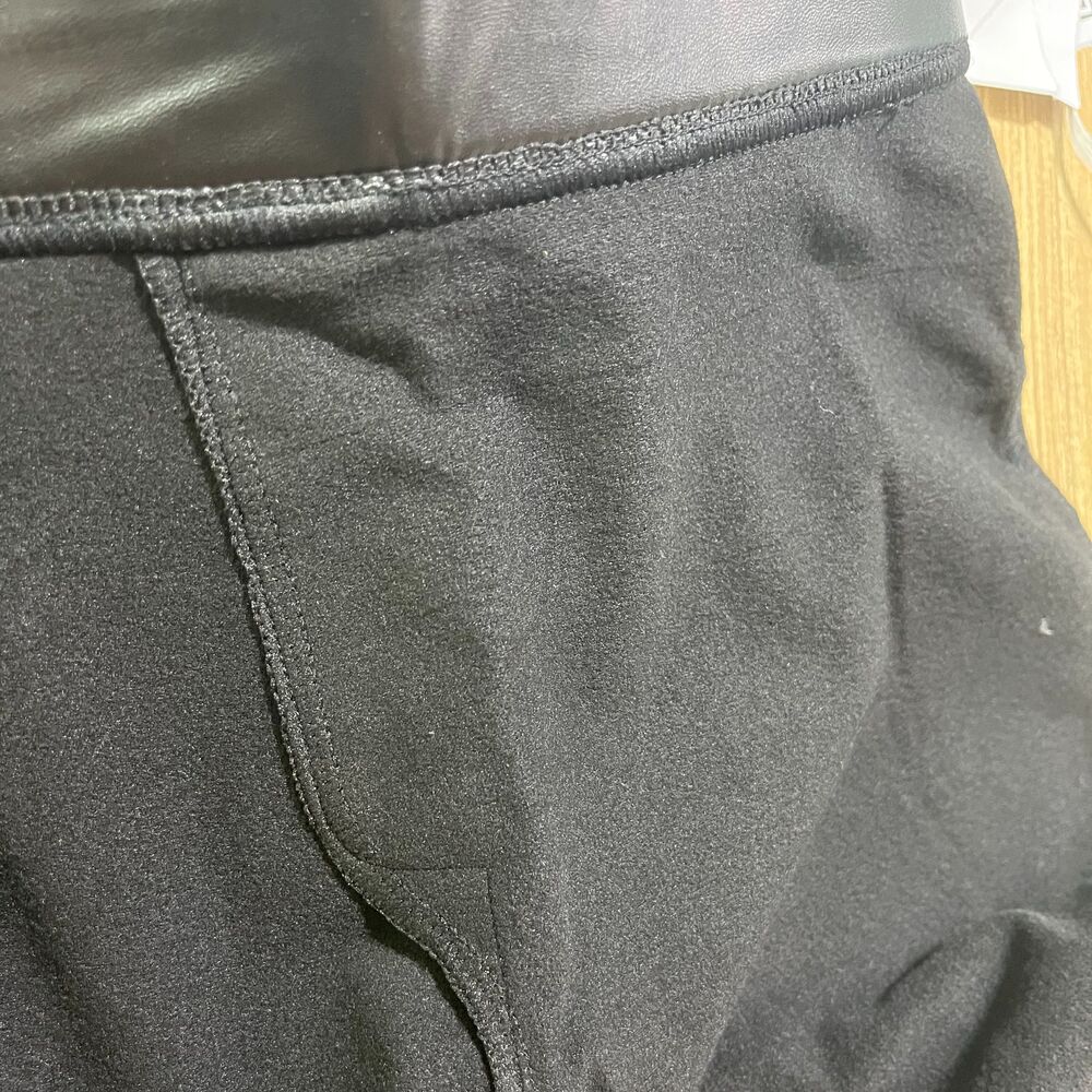 Black Pu Pants High Waist Leather Sexy Warm Winter Leggings Fleece Trousers Women Thick Stretch