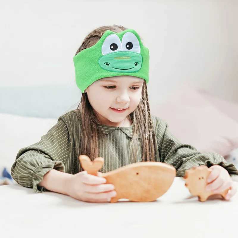 Soft s Animal Headband Activate SIRI Hi-Fi Stereo Bass Music Sleep Eye Mask Wireless Bluetooth-compatible Headphones with MicXJ250103