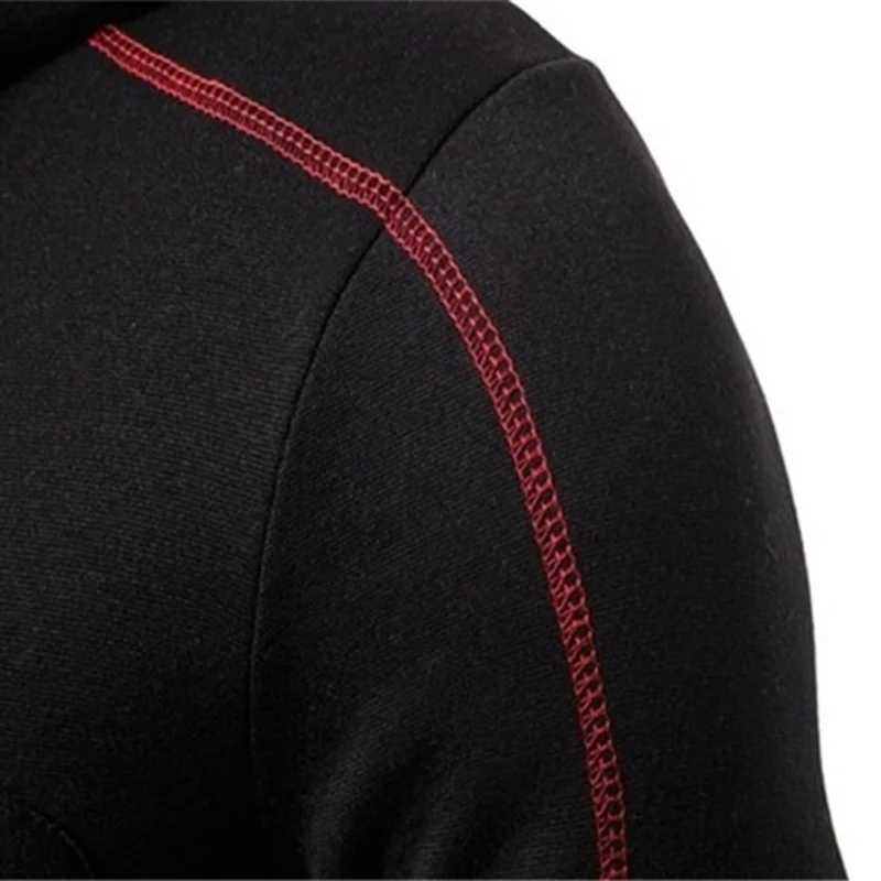 Autumn and winter mens jacket casual fashion printed skull hooded jacket mens clothing designer clothing W250103