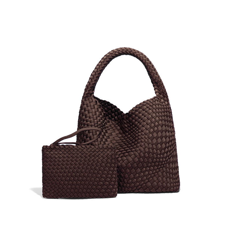Hand-woven Bag Women Designer Fashion Pu Leather Large Capacity Handbag Luxury Bag