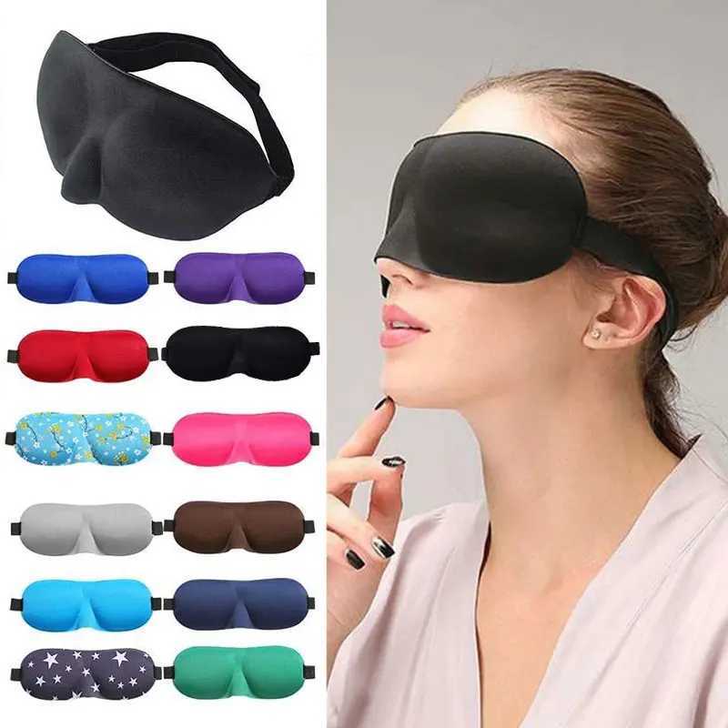 New 3d Sleeping Blindfold Protective Eye Mask Travel Relax Sleeping Aid Portable Blindfold Eyepatch Travel Essentials 1pcsXJ250103