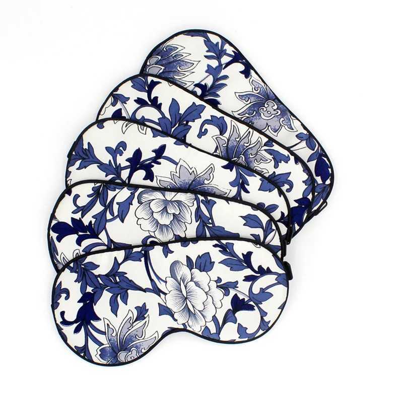 1PC Natural Silk Sleep Mask Sleeping Eye Mask Eyeshade Cover Shade Eye Patch Women Soft Portable Blindfold Travel Nap EyepatchXJ250103