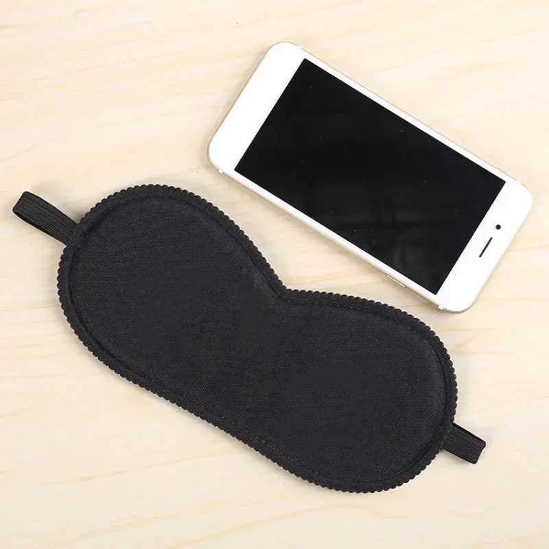 1pc Sleeping Eye Mask Black Eye Shade Sleep Mask Black Mask Bandage on Eyes for Sleeping Emotion Sleep MasksXJ250103