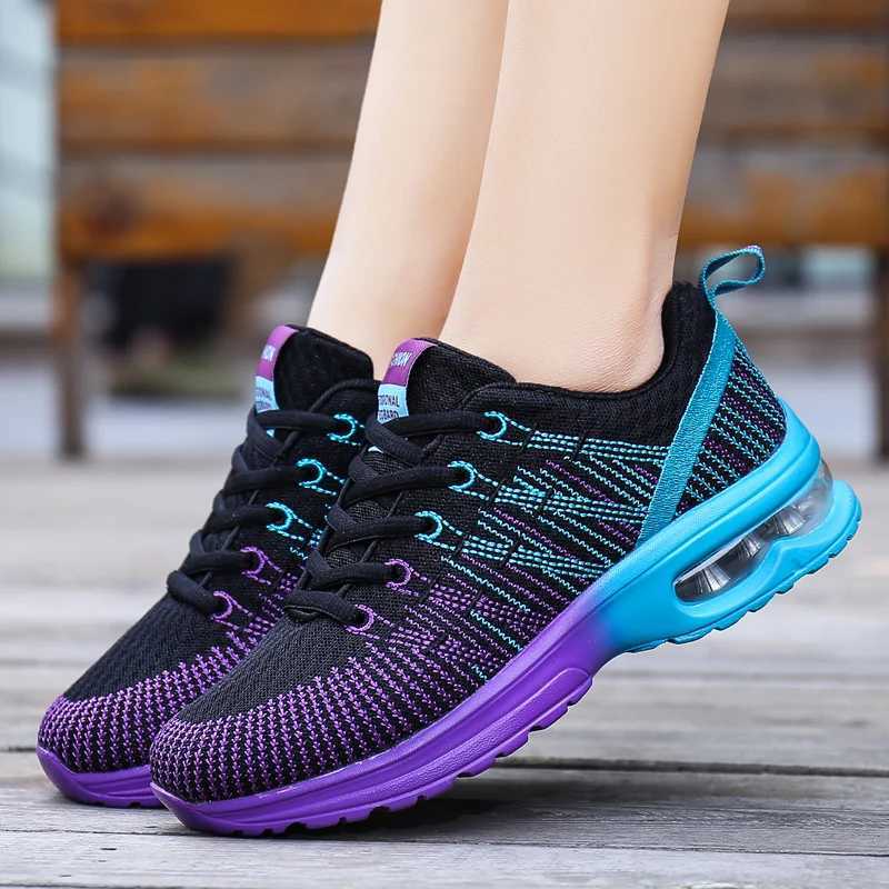 2023 New Running Shoes Breathable Outdoor Sneakers Wens Lightweight Air Cushion Sneakers Cfortable Sports Training Shoes Z250304