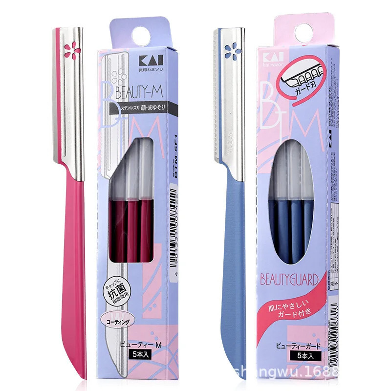 5pcs eyebrow epilator sets for women Makeup Beauty Eyebrows Hair Removal Styling Tool steel blade Facial Razor trimmer 241226
