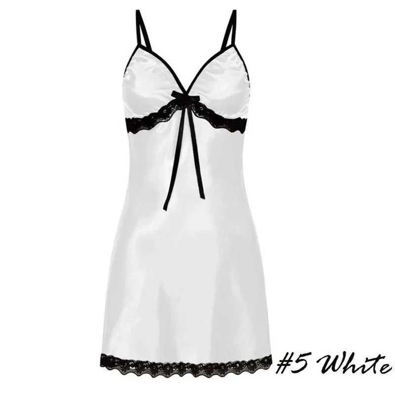 Womens pajamas sexy pajamas silk satin pajamas chiffon dresses sleeveless pajamas plus size pajamas comfortable W250103