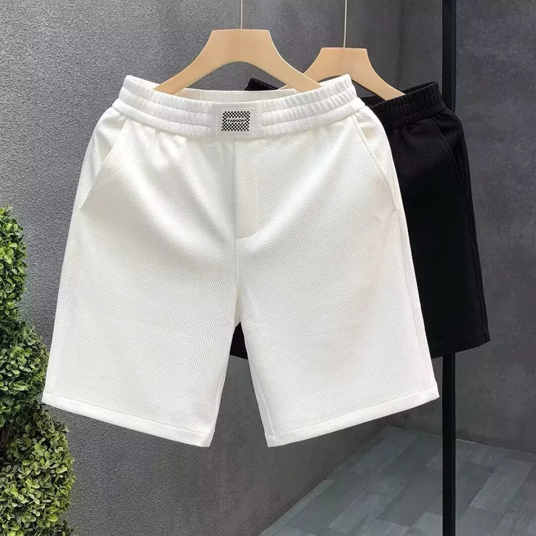 High Quality Mens Shorts Summer American Gym Shorts Fashion White Sports Short Pants High Street Mens Clothing Streetwear 2024 250102