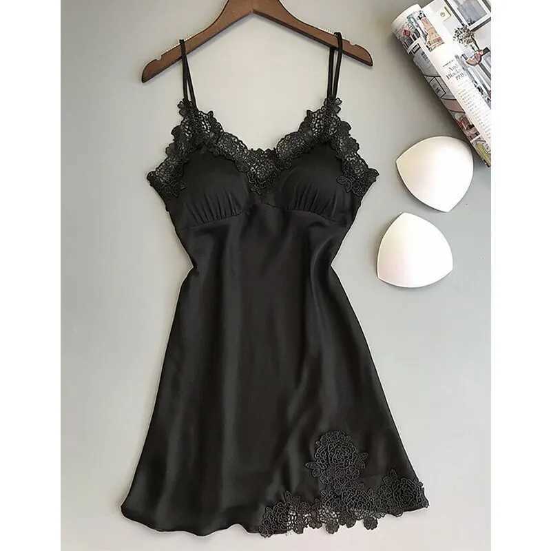 Womens sexy pajamas plus size evening gown lace silk evening gown hot dye evening gown underwear suspender pajamas W250103