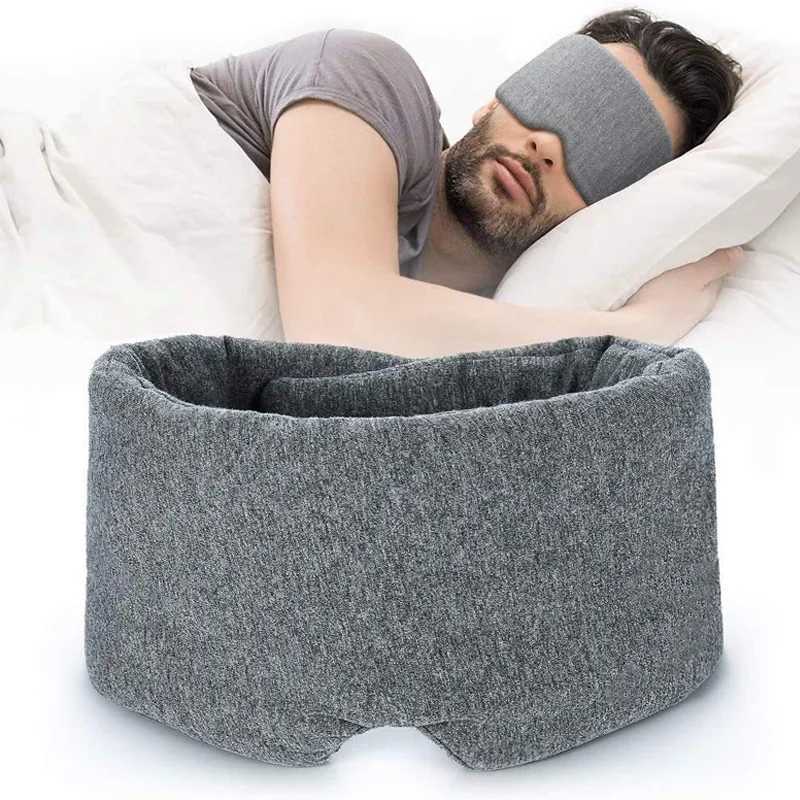 Cotton Sleep Mask Comfortable Breathable Sleeping Eye Mask Adjustable Eyeshade Blinder Blindfold Eye Patch Best Night CompanionXJ250103