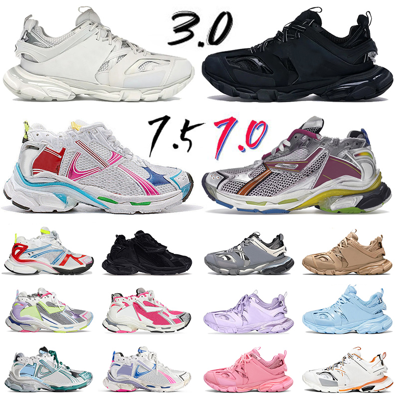 Brand Sneakers Track Runners 7.0 7.5 3.0 Designer Platform All Black white Multicolor Pink Blue Grey Ancien Daddy men women trainers Tennis Shoes 123