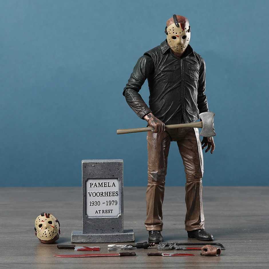 NECA Horror Movie Character Jason Action Figure Collectible Model Toy Gift Doll FigurineXJ250103
