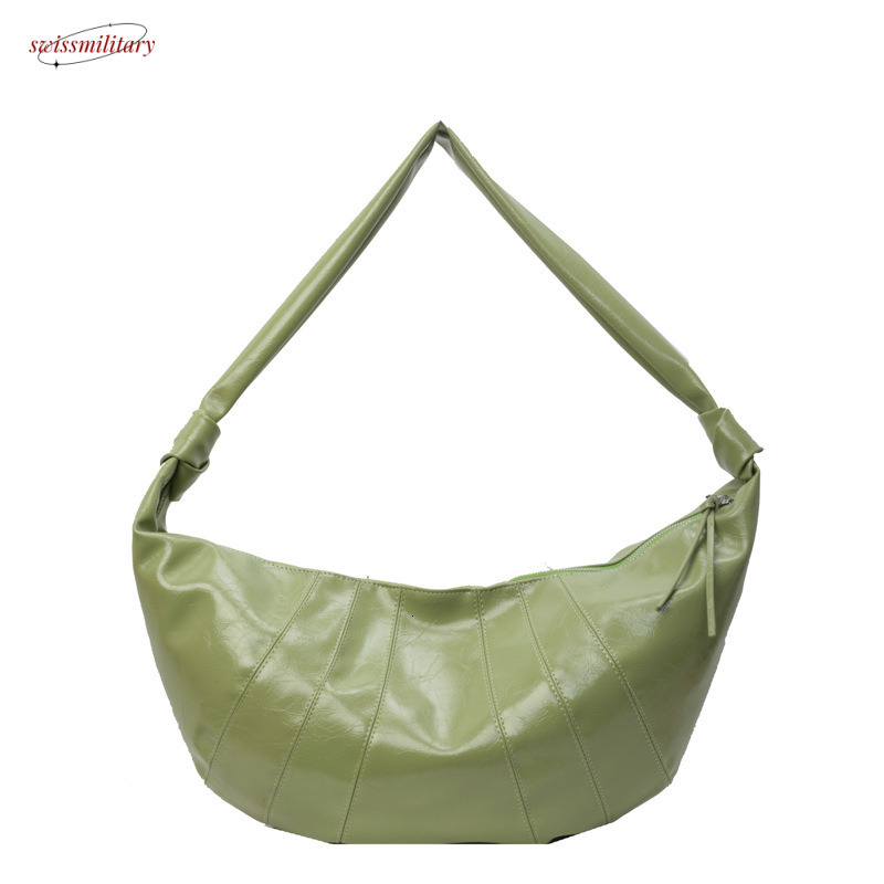 Large capacity dumpling for women 2025 new fashionable one shoulder crossbody tote cow horn bag #33 swissmilitary