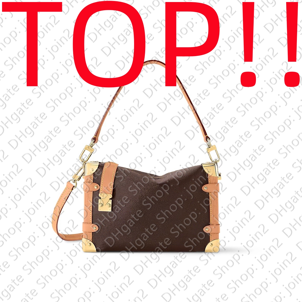 TOP. M46358 SIDE TRUNK PM Tote Handbag Designer Cross Body Shoulder Bag