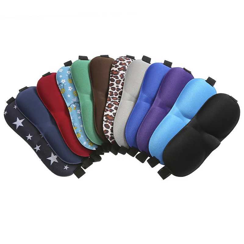3D Shading Sleeping Eye Mask Block Out Light Eye Cover Soft Blackout Sleeping Aid Travel Eyeshade Blindfold Eyepatch SlaapmaskerXJ250103