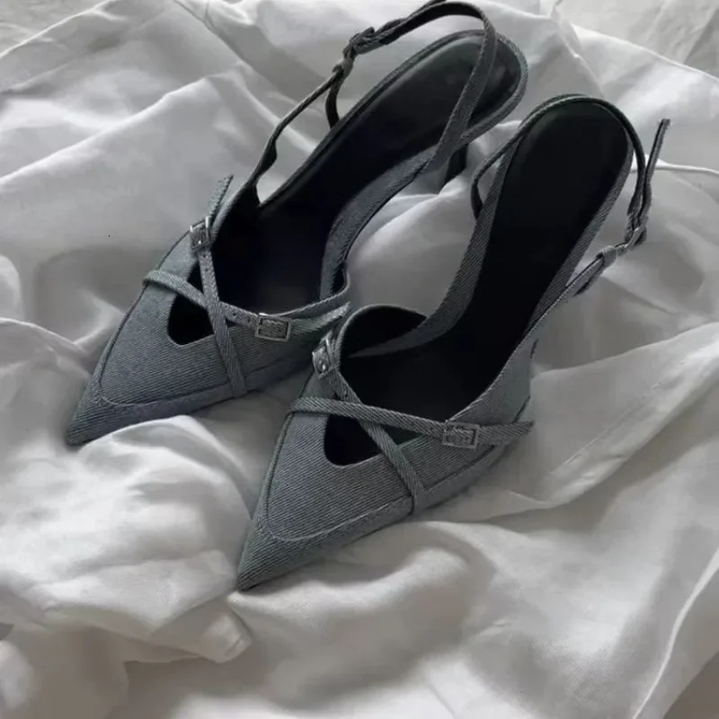 Women Sandals 2024 Summer Party High Heels Shoes for Women Sexy Luxury Designer Wedding Heels Sandals Women Sandals The Woman 250102