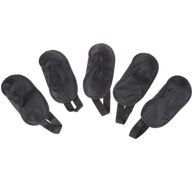 Eye Masks Shade Patch Women Men Blindfold Travel Sleepmasker Portable Eye Mask Black Fast Sleeping Eyeshade CoverXJ250103