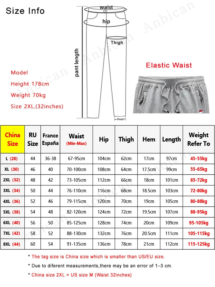 Spring Autumn Men Sweatpants Sportswear Fitness Gym Straight Cotton Track Pants Male Loose Joggers Trousers Plus Size 8XL 250103