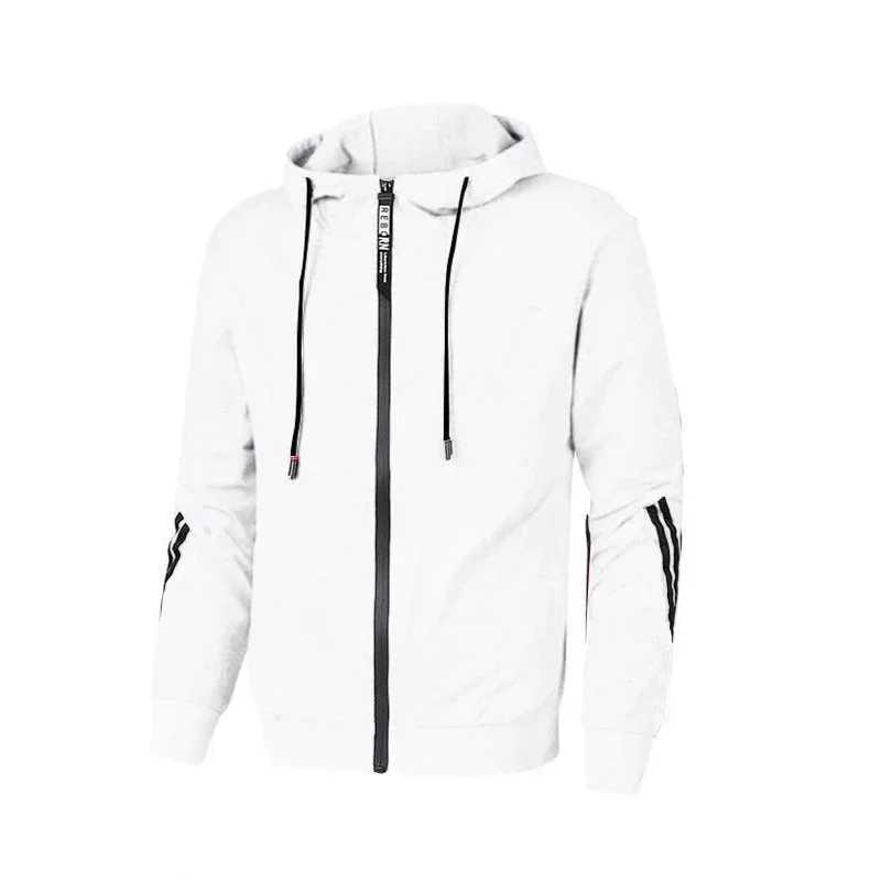Mens Tracksuit fashionable and high-quality zipper hooded sweatshirt jogging sports casual clothing Versatile solid color jacket W250103