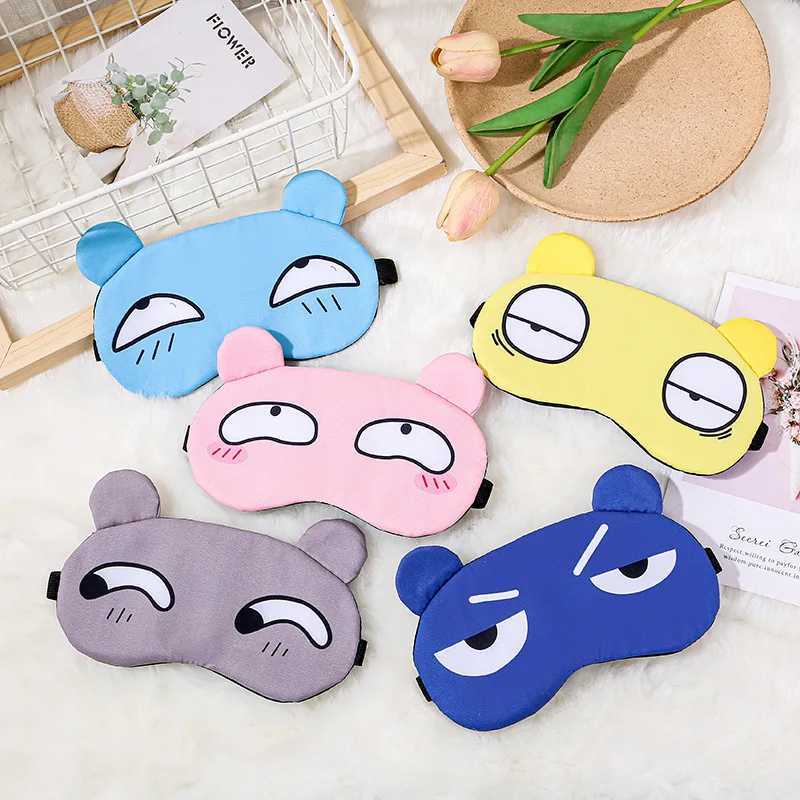 Sleeping Mask Eyepatch Eye Cover Cotton Creative Lovely Cartoon for Eye Travel Relax Sleeping Aid Eye Patch Shading Eye MaskXJ250103