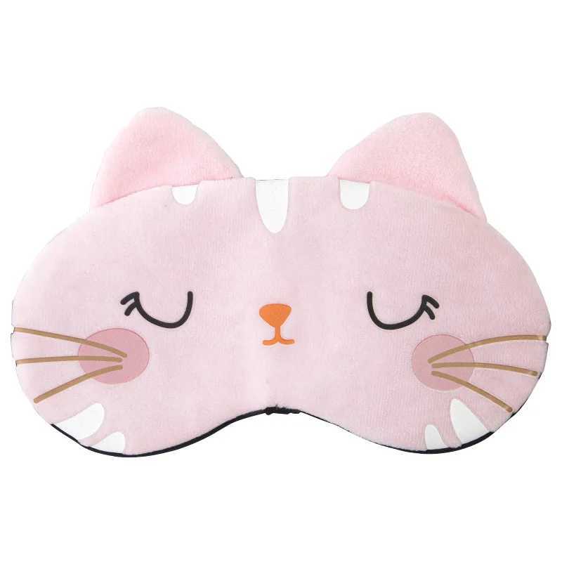 Sleeping Mask Sleeping Blindfold Soft P Eye Masks Cute Cat Eye Cover P Mask Eyepatch Nap Health Eye CoverXJ250103