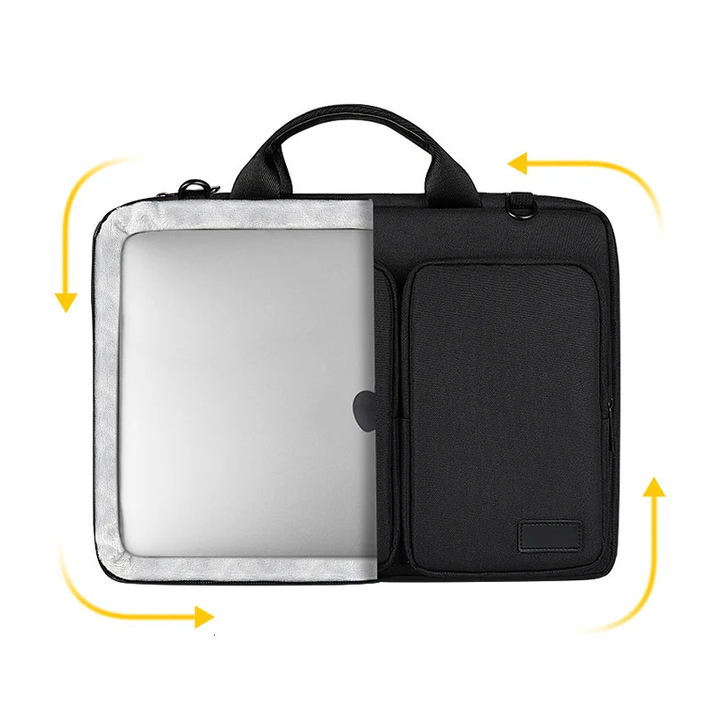 13.3/14/15.6/16 Inch Women Shockproof Laptop Bag Notebook Case Sleeve For Macbook Air Pro Hp13 15 Business Shoulder Briefcase 250102