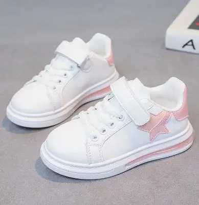 Childrens shoes girls spring and autumn casual soft sole boys star shoes breathable cotton material low cut sports shoes M250103