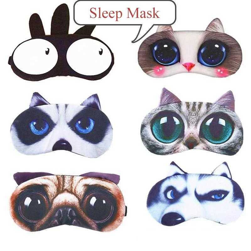 3D Anime Sleeping Eye Mask Cute s Sleep Mask Cartoon Eye Cover Eye Blindfolds Travel Eye Band Shade Rest Eyepatch 1pcsXJ250103