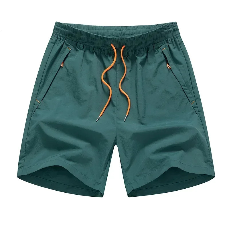 Double Layer Swim Trunks Short Quick Dry Beach Shorts Swimming with Zipper Pockets 250103