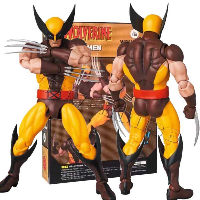 New Ct Toy Wolverine Dead Pool Anime Character Mafex 138 Dead Pool 3 Movie Action Character Model Statue Collection Toy Gifts W250214