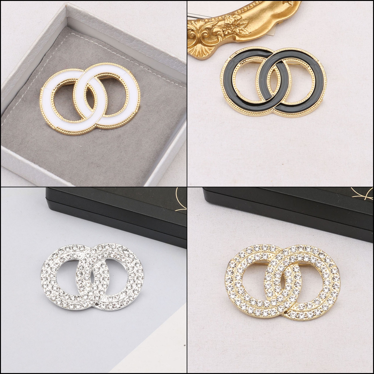 Simple Letter Brooches Geometric Sweater Suit Collar Pin Brooche Fashion Mens Women Crystal Rhinestone Pearl Brooch Wedding Classic Jewelry